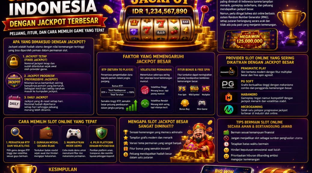 Slot Online Indonesia Jackpot Terbesar