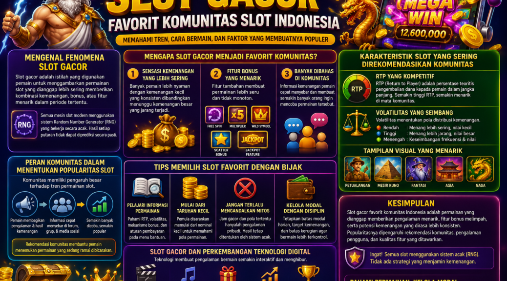 Slot Gacor Favorit Komunitas
