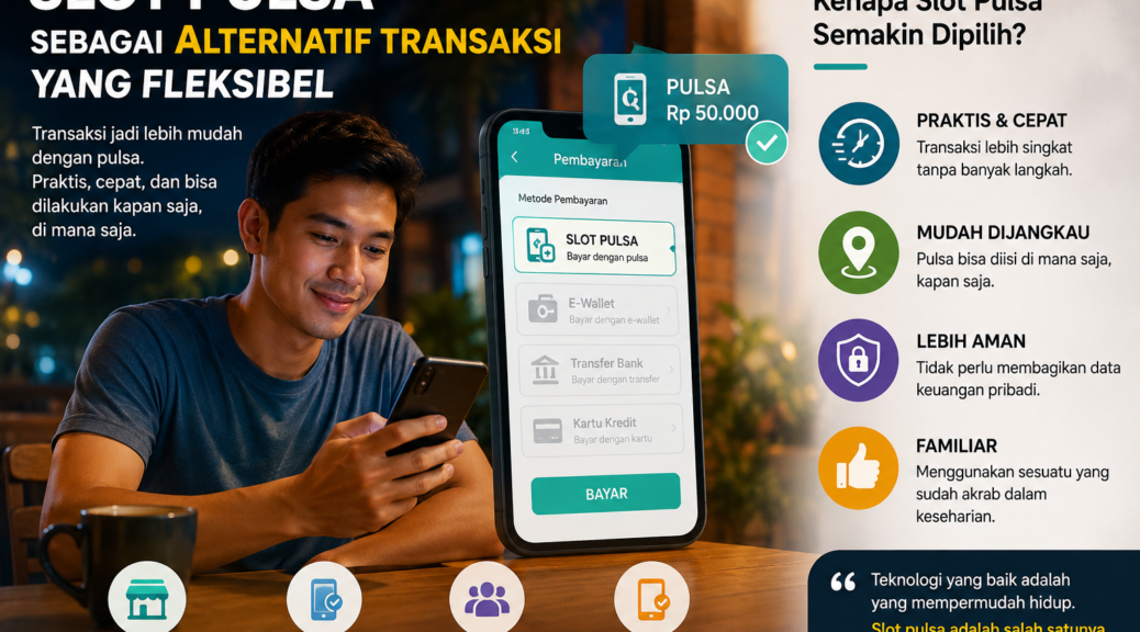 Slot Pulsa sebagai Alternatif