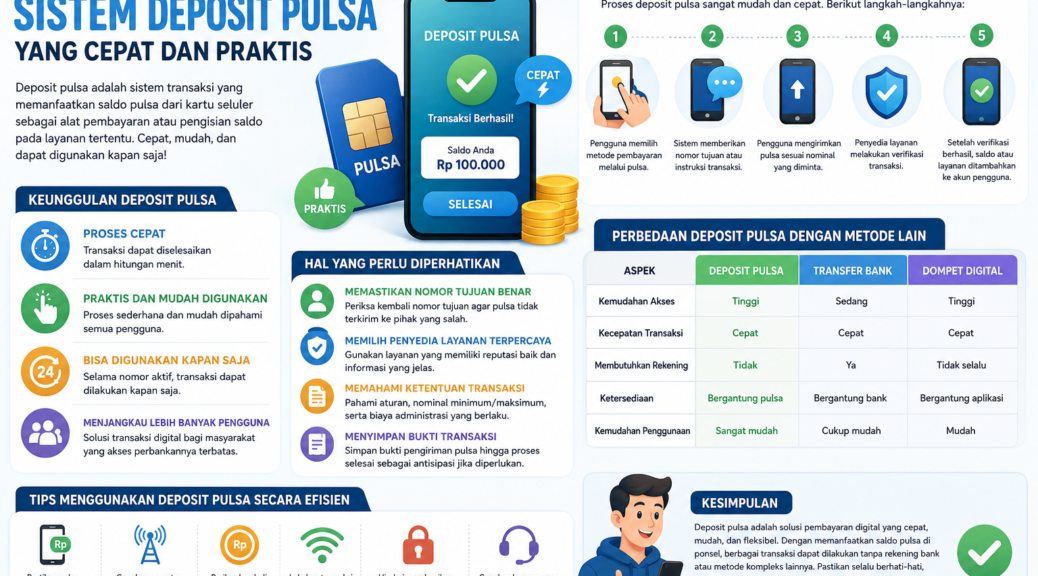 Sistem Deposit Pulsa yang Cepat